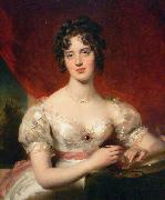 Sir Thomas Lawrence Portrait of Mary Anne Bloxam oil painting on canvas